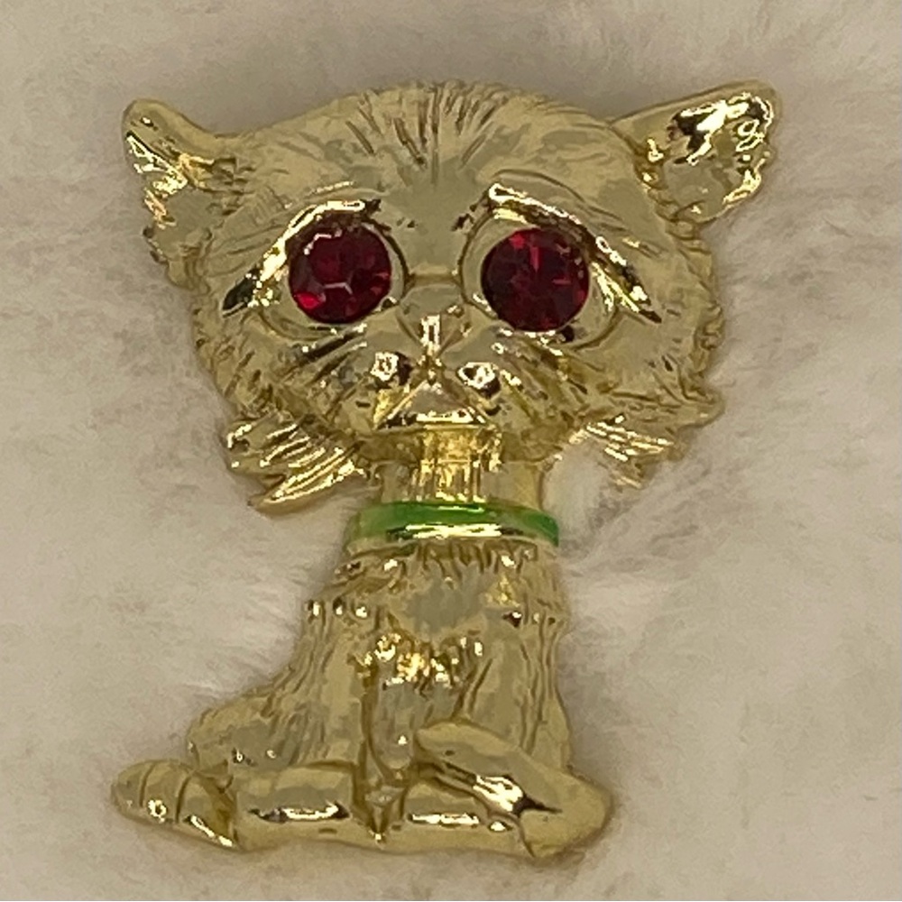 VINTAGE HARRYS CAT BROOCH